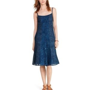COPY - Lauren by  Ralph Lauren Gauze Fit and Flare Dress